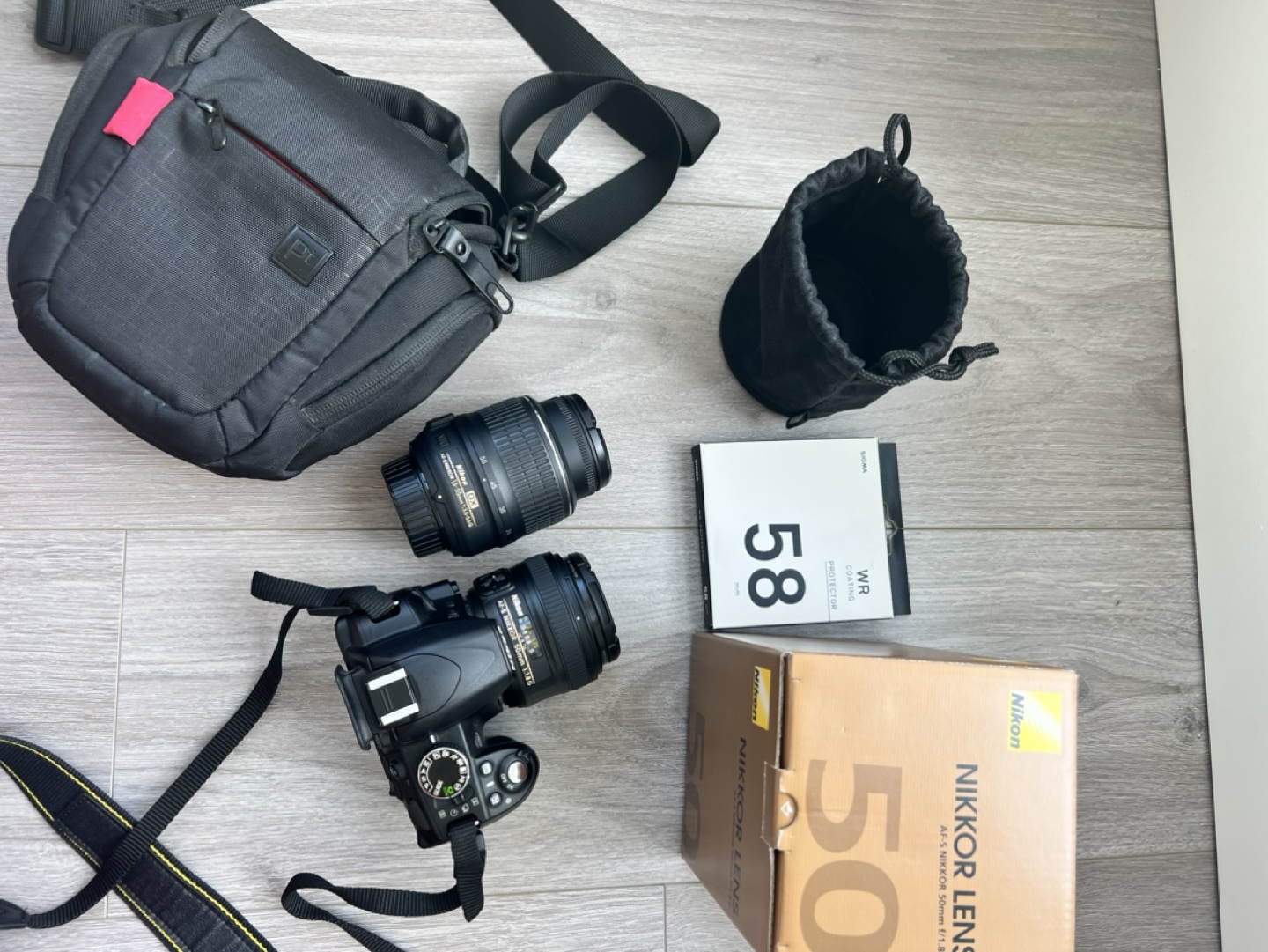 Nikon D3100 DSLR Camera + Brand New 50mm f/1.8G Lens - photo 5
