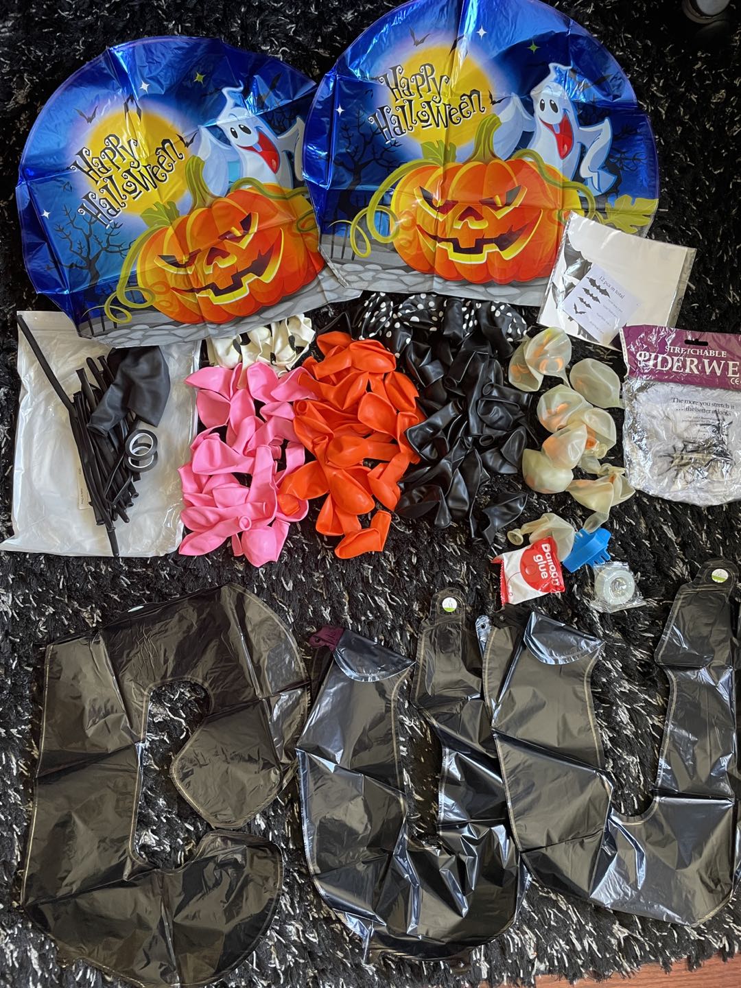 Halloween Birthday decorations balloons