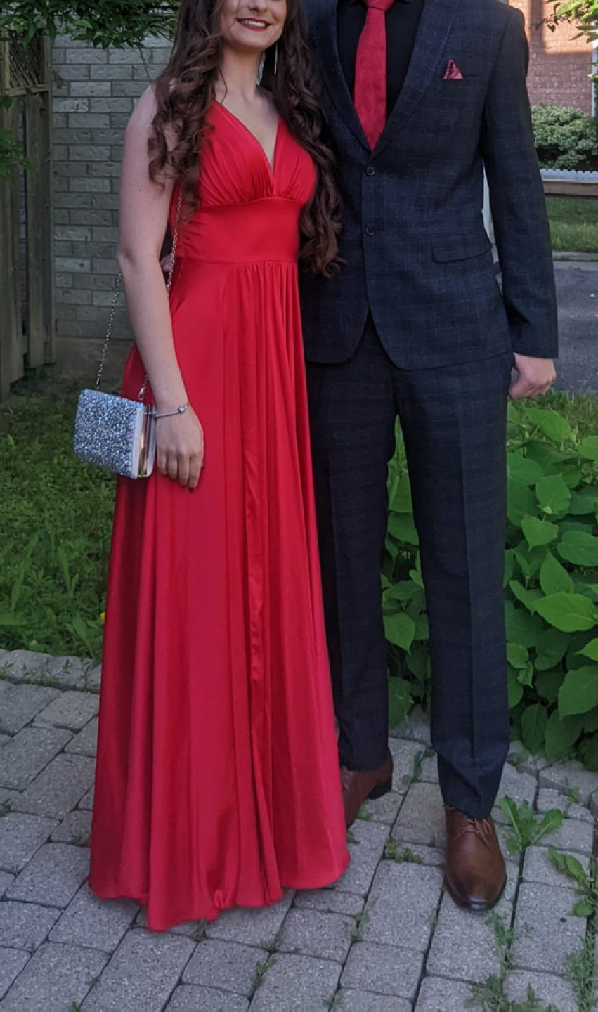 RED PROM/GRAD/PARTY/EVENT DRESS - photo 2