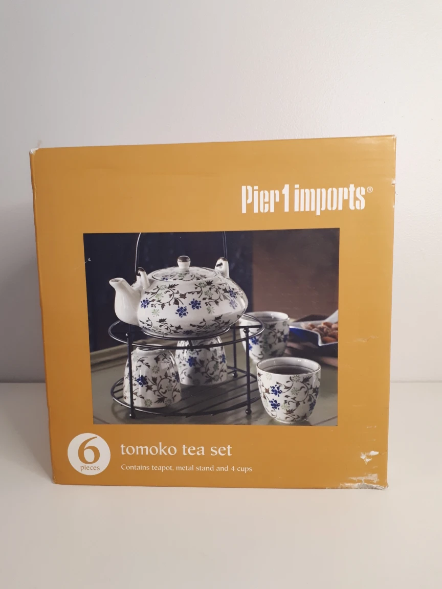 Pier 1 Tomoko Tea/Sake Service For 4