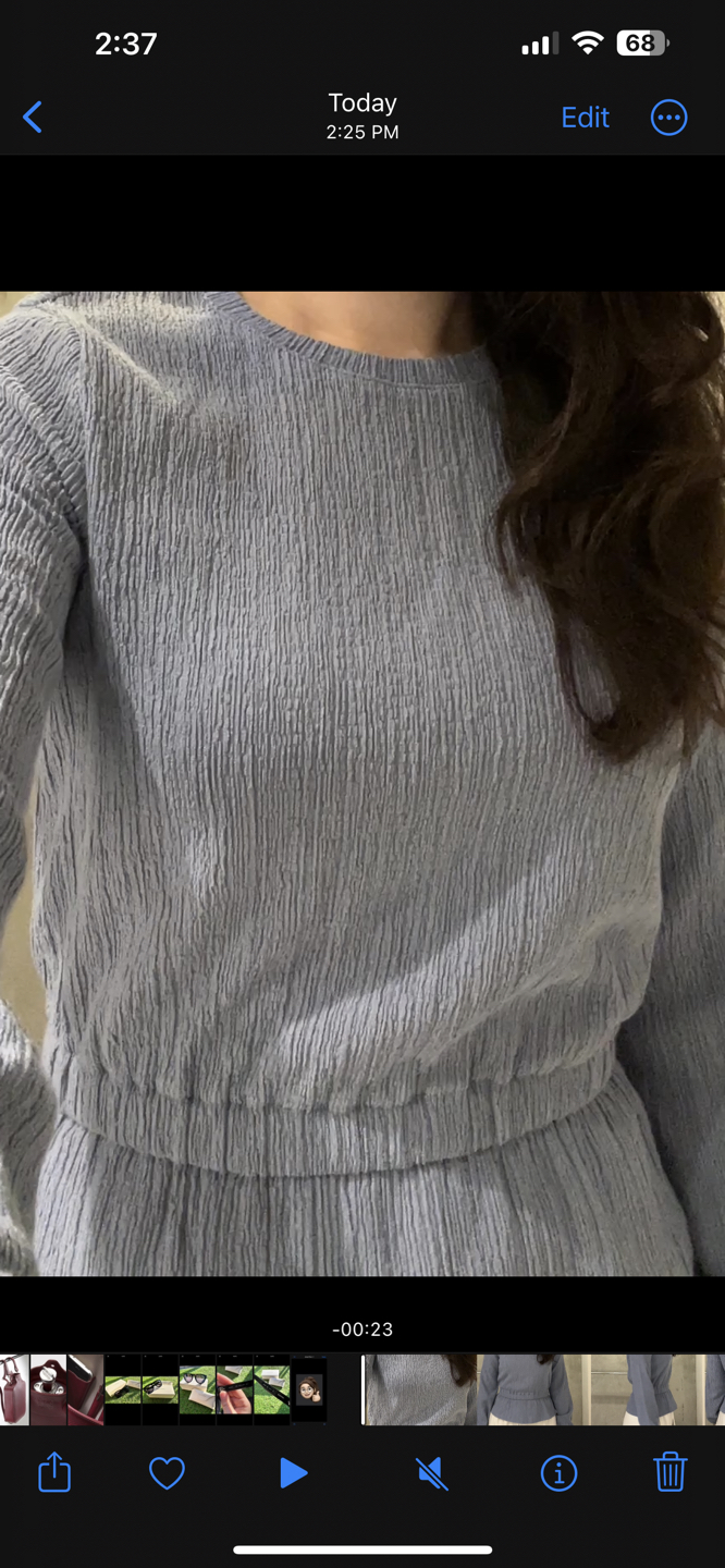 DYNAMITE Simple Blouse (Blue/Beige) - photo 2