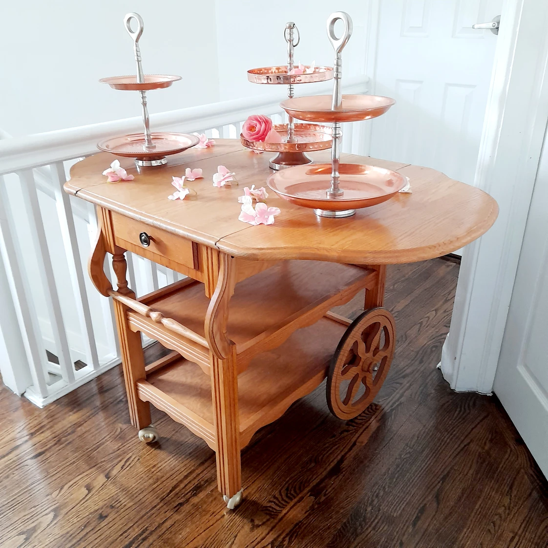 Tea Cart and Copper Decor thumbnail