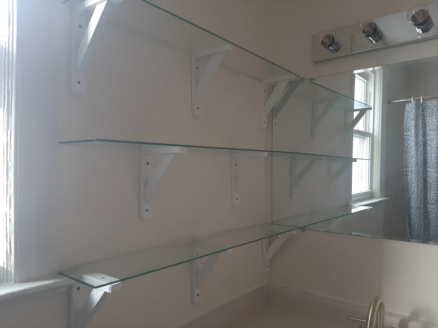 Glass Wall Shelves