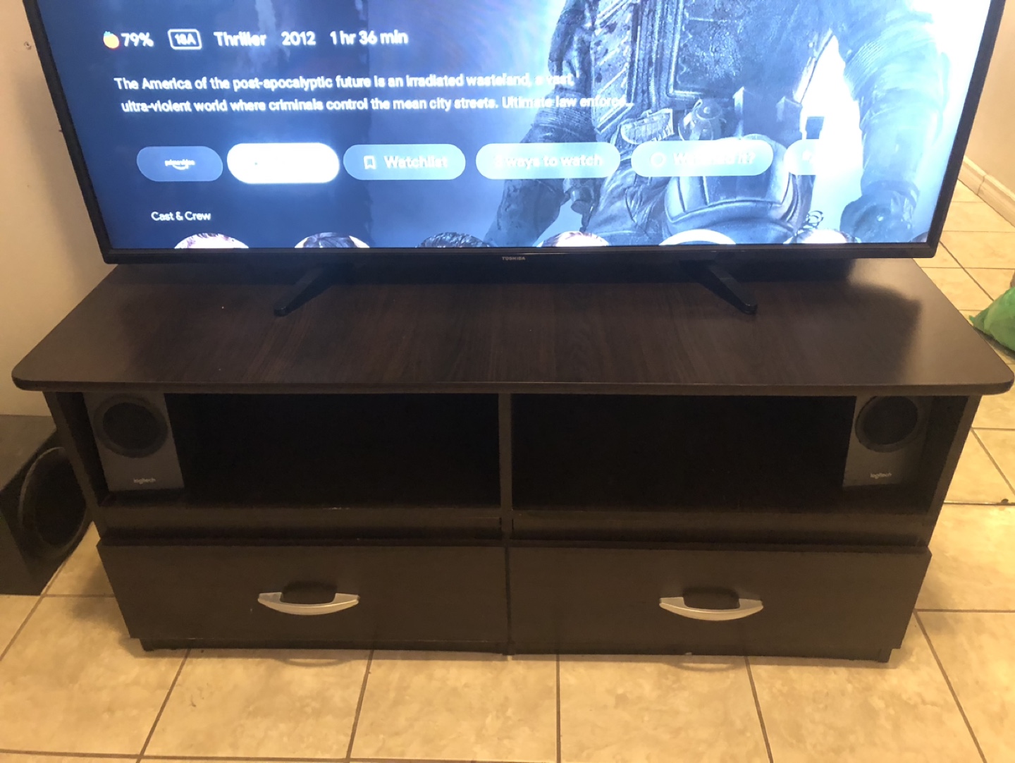 TV Unit - Dark brown