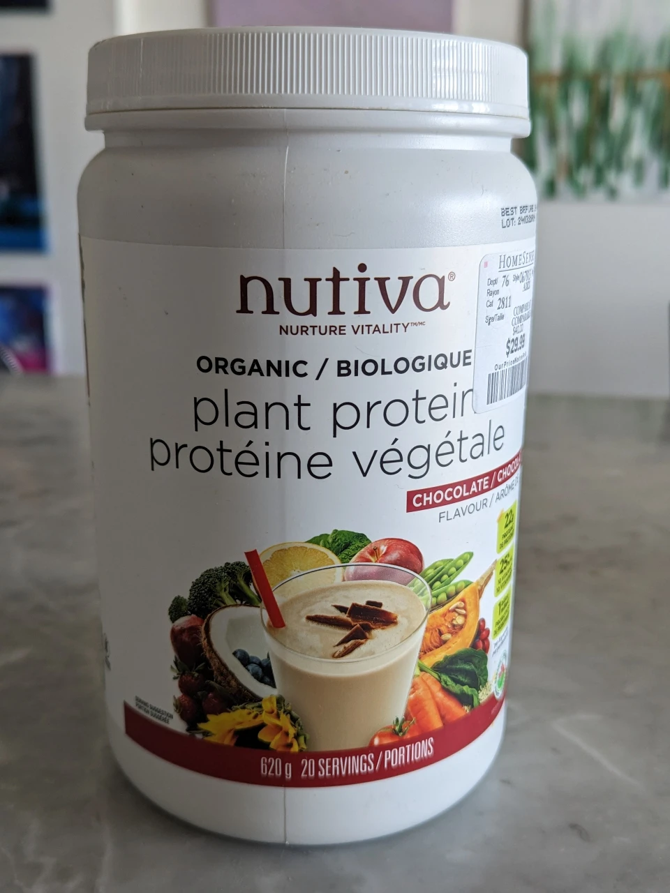 #Freecycle Nutiva Plant Protein Powder (Chocolate) thumbnail