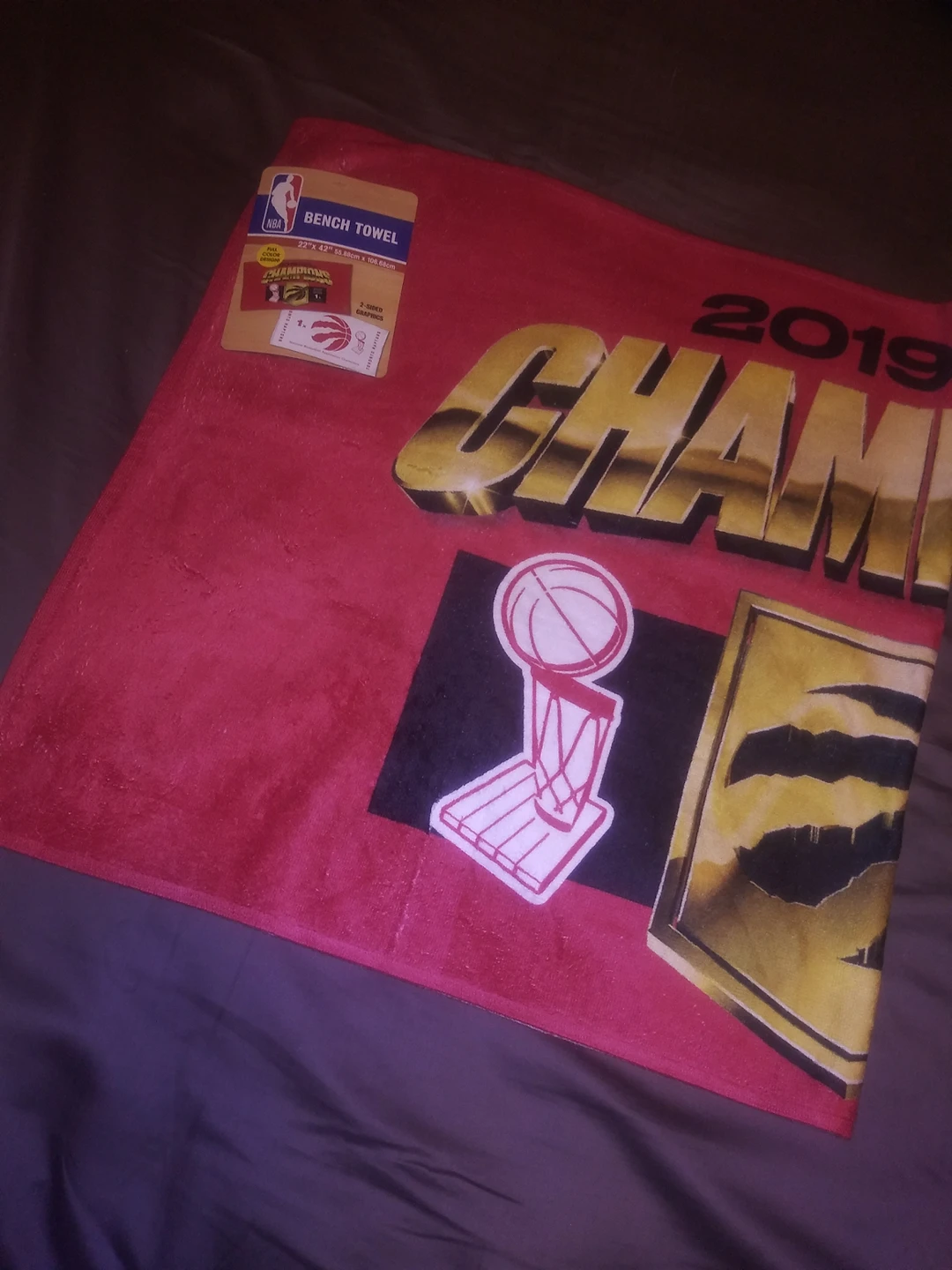 WinCraft NBA Toronto Raptors "NBA Champions" Bench Towel thumbnail