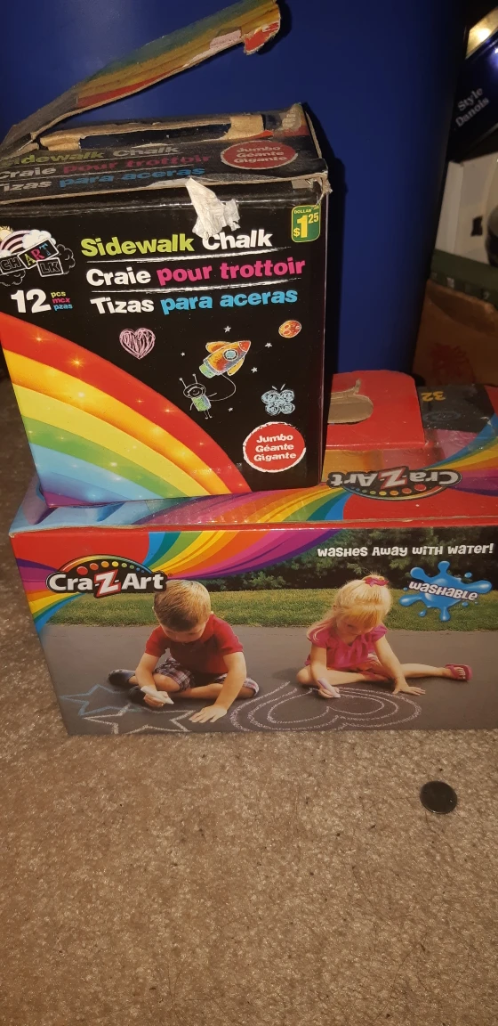 open and slightly used chalk #freecycle thumbnail
