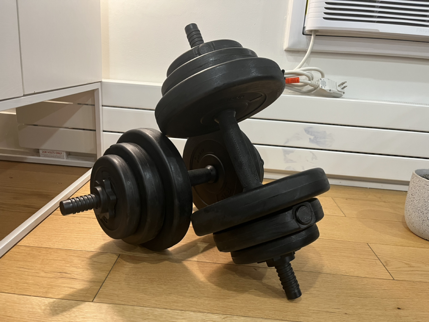 40 Lb Dumbbell Set Hand Weights for Strength Training