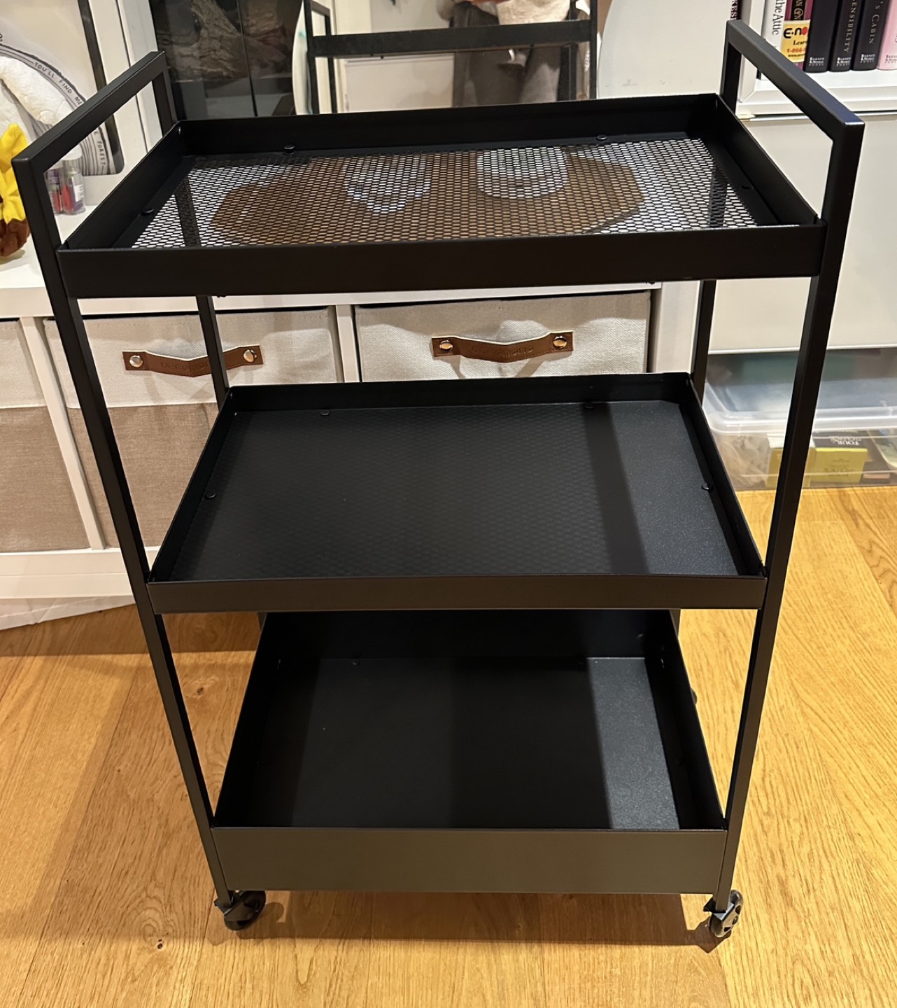 IKEA Nissafors black utility cart