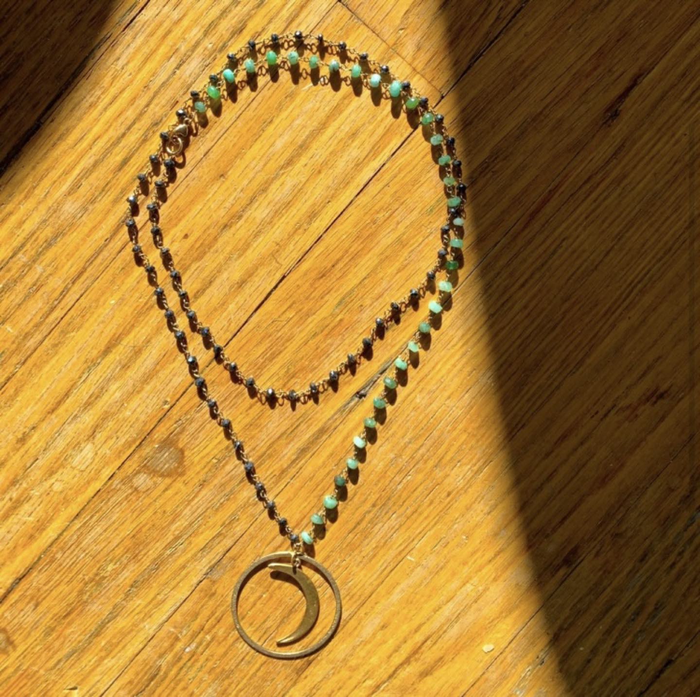 Vintage Boho Moon Necklace image indicator(10)