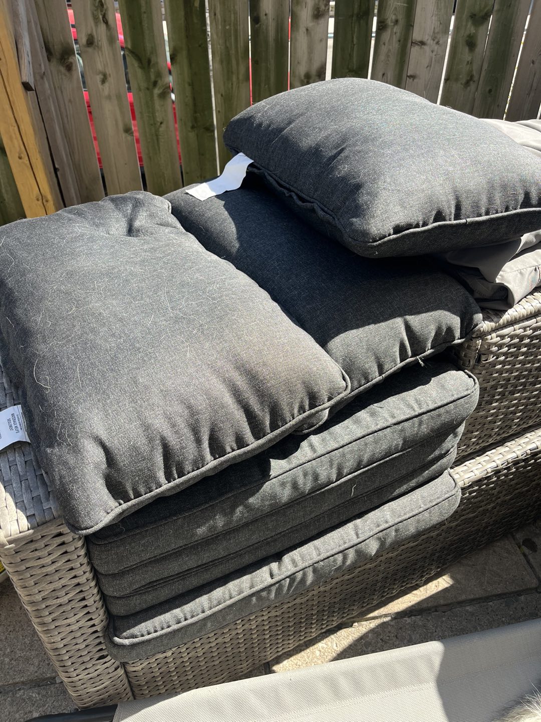 Patio cushions