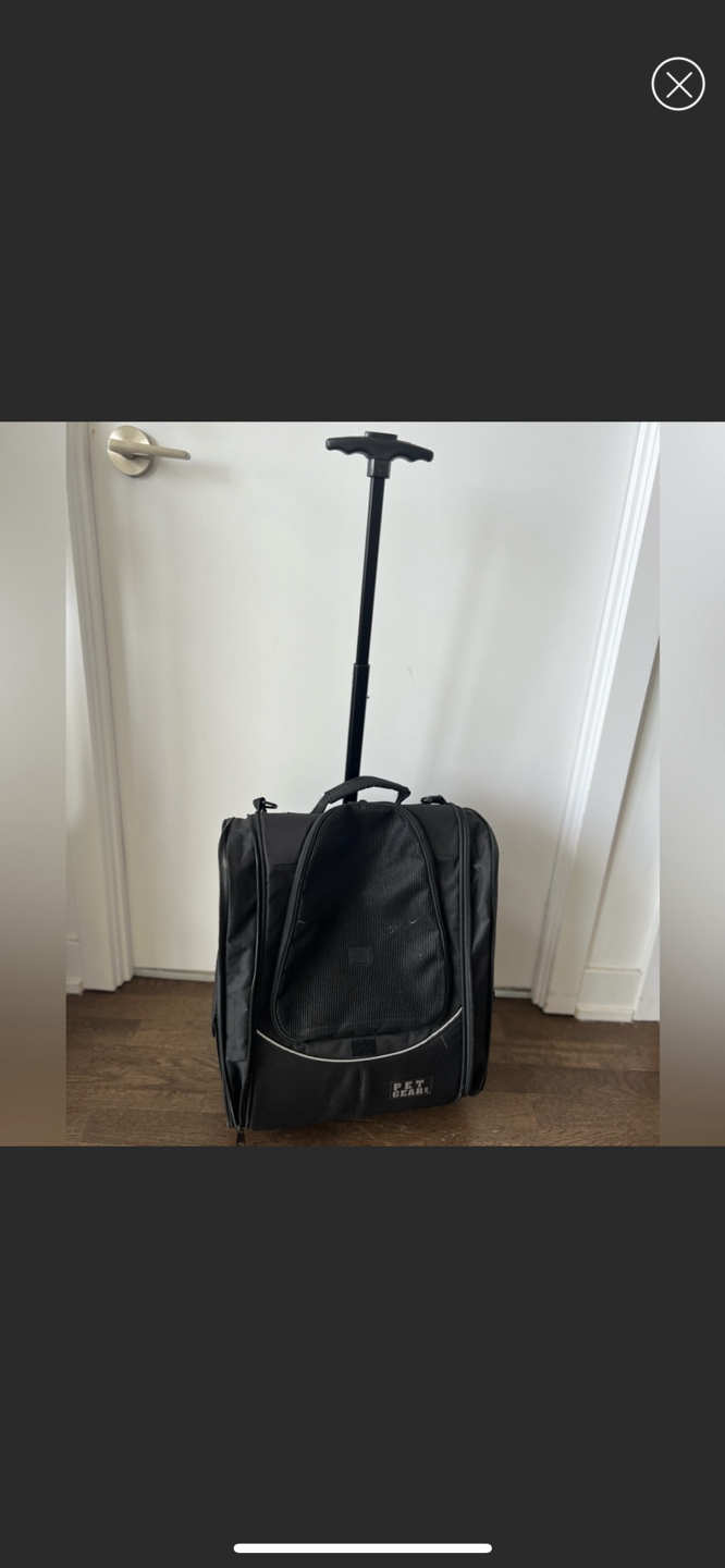 Roller Backpack for Cats/Dogs With Tether & Extendable Handle image indicator(9)