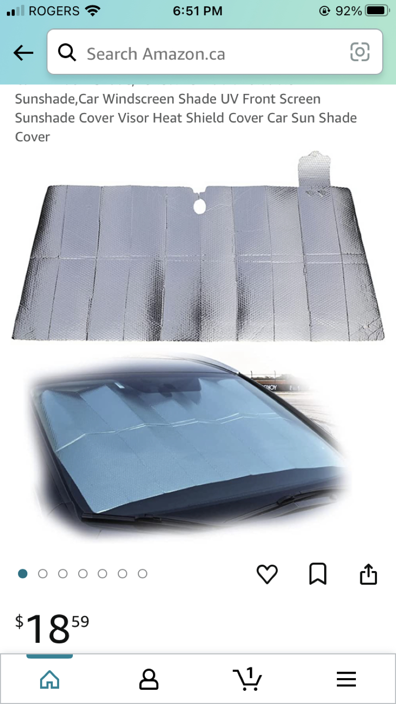 Car window sun shade thumbnail