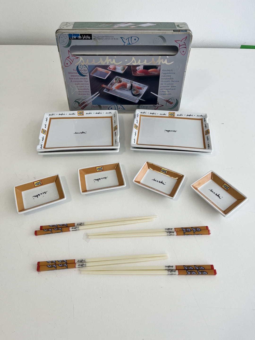 Sushi-Sushi Dinner Set For Four People