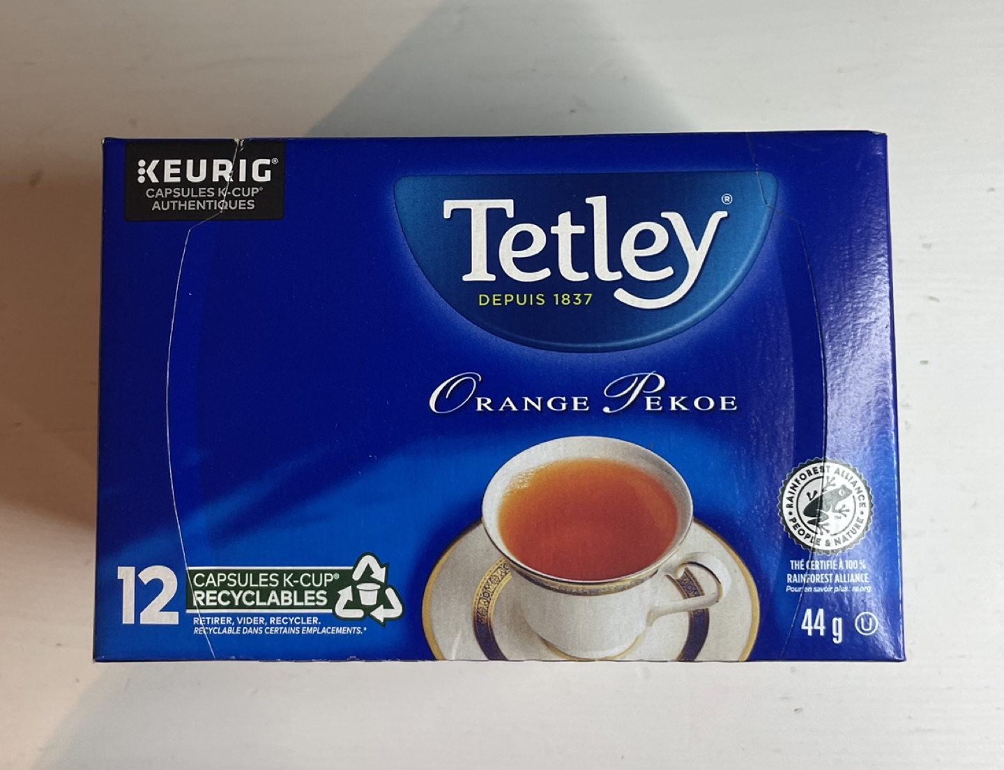 2 pcs Tetley Orange Pekoe 12 K Cup thumbnail