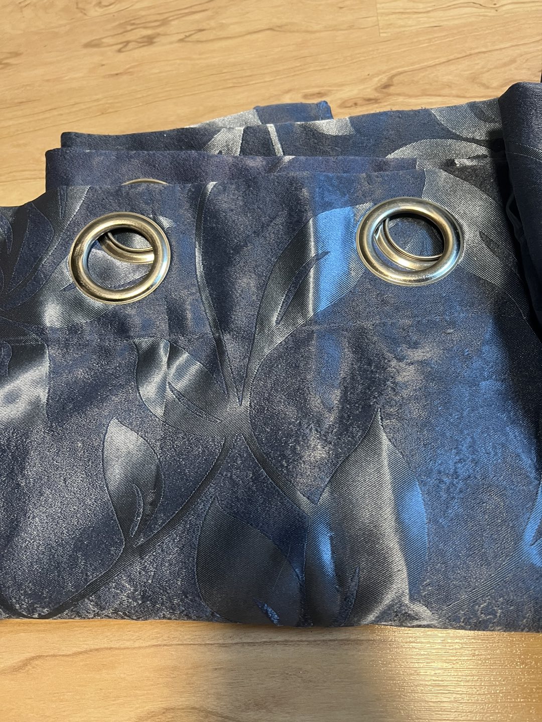 Set of Blue Curtains - photo 2