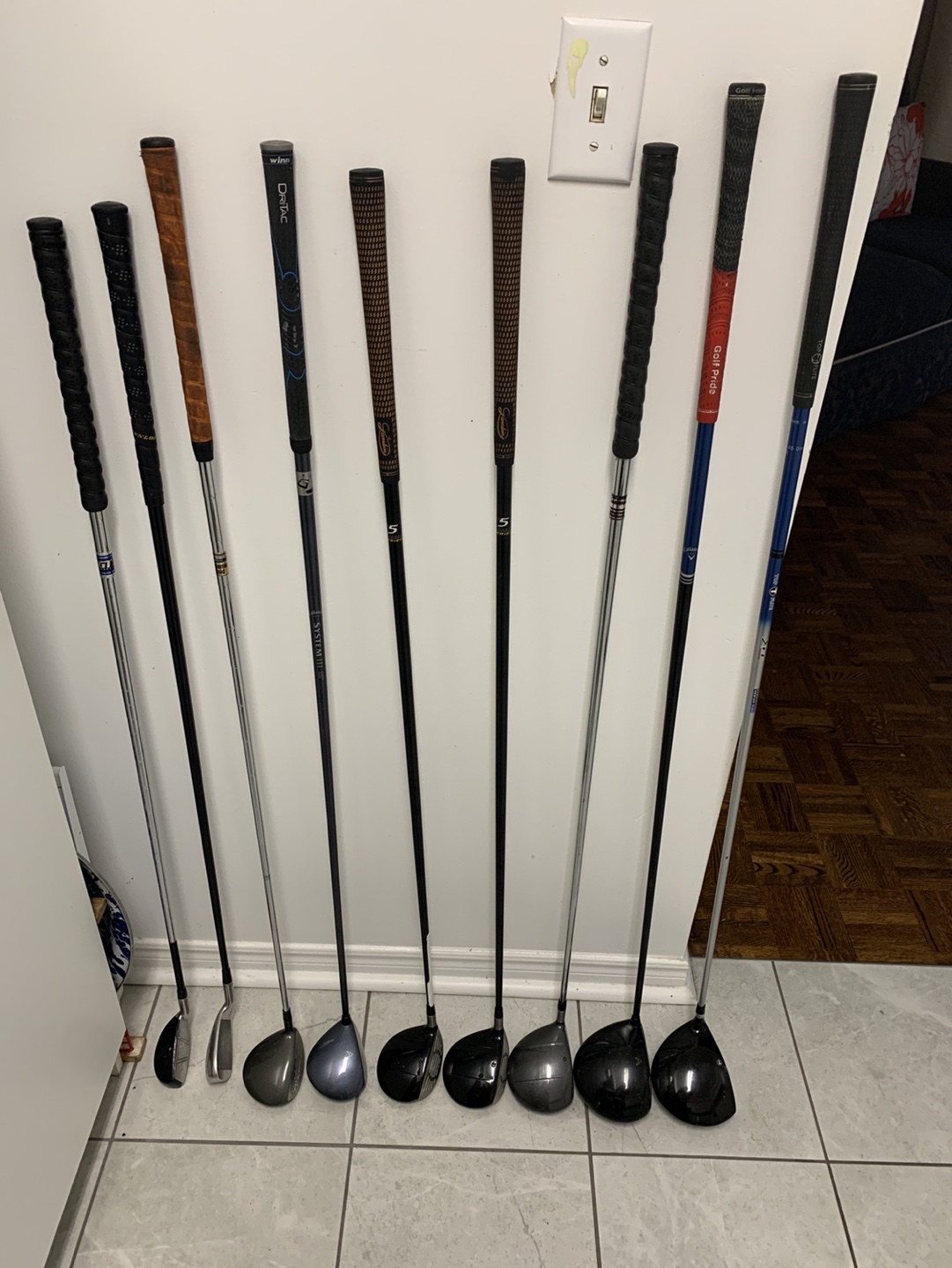 Assorted Golf Clubs