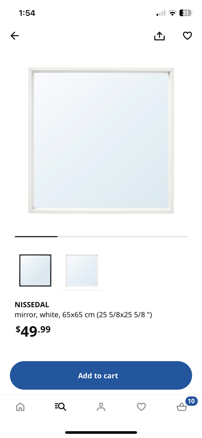 IKEA MIRROR NISSEDAL - photo 2