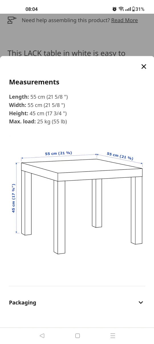 Ikea lack table - photo 4