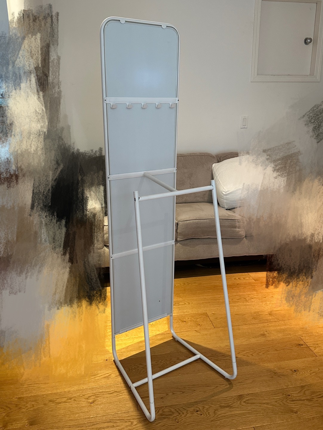 IKEA Knapper white standing mirror - photo 2
