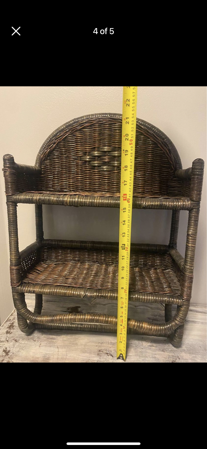 Wicker wall shelf - photo 4