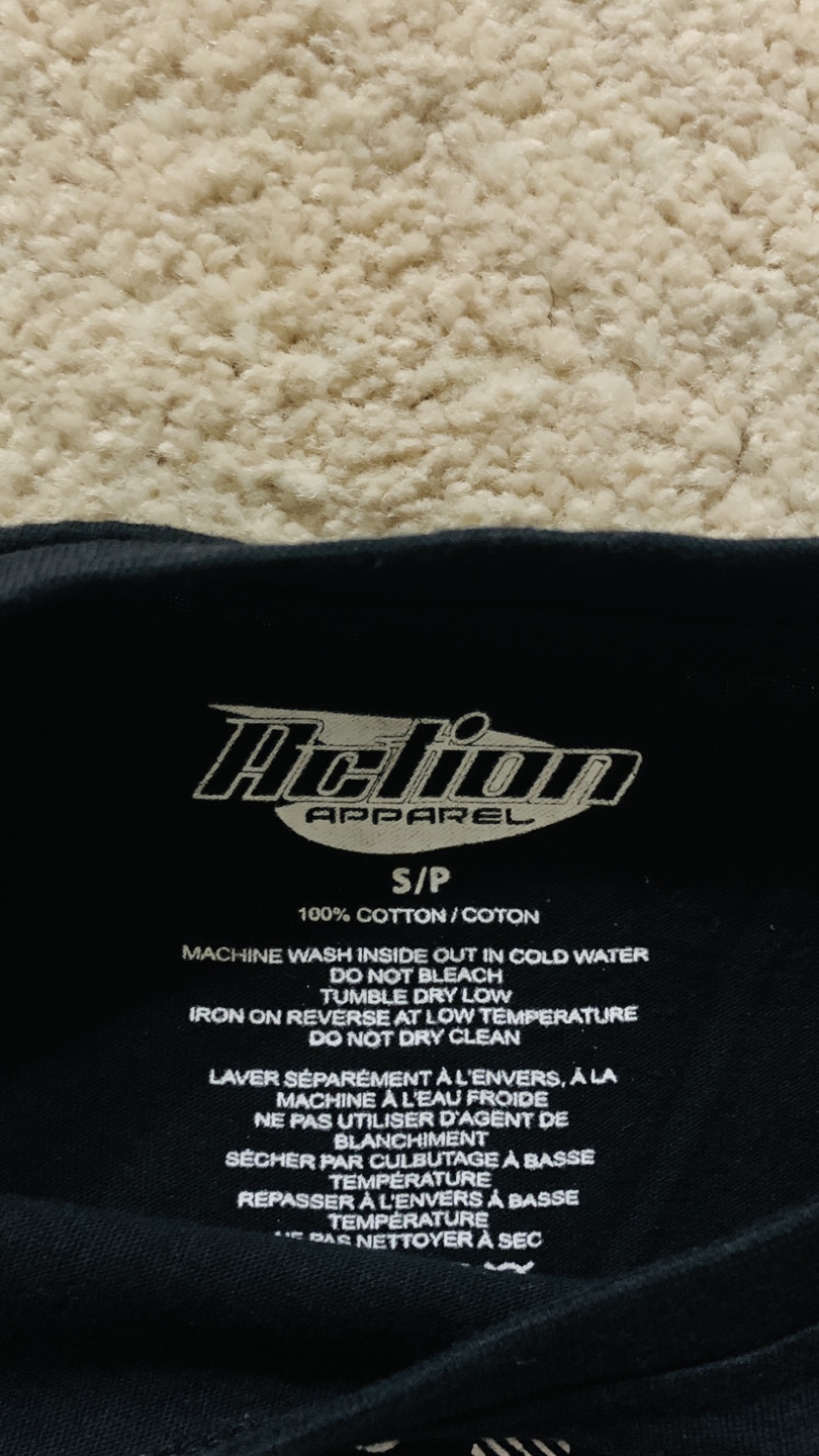 Cotton black round neck t-shirt image indicator(2)