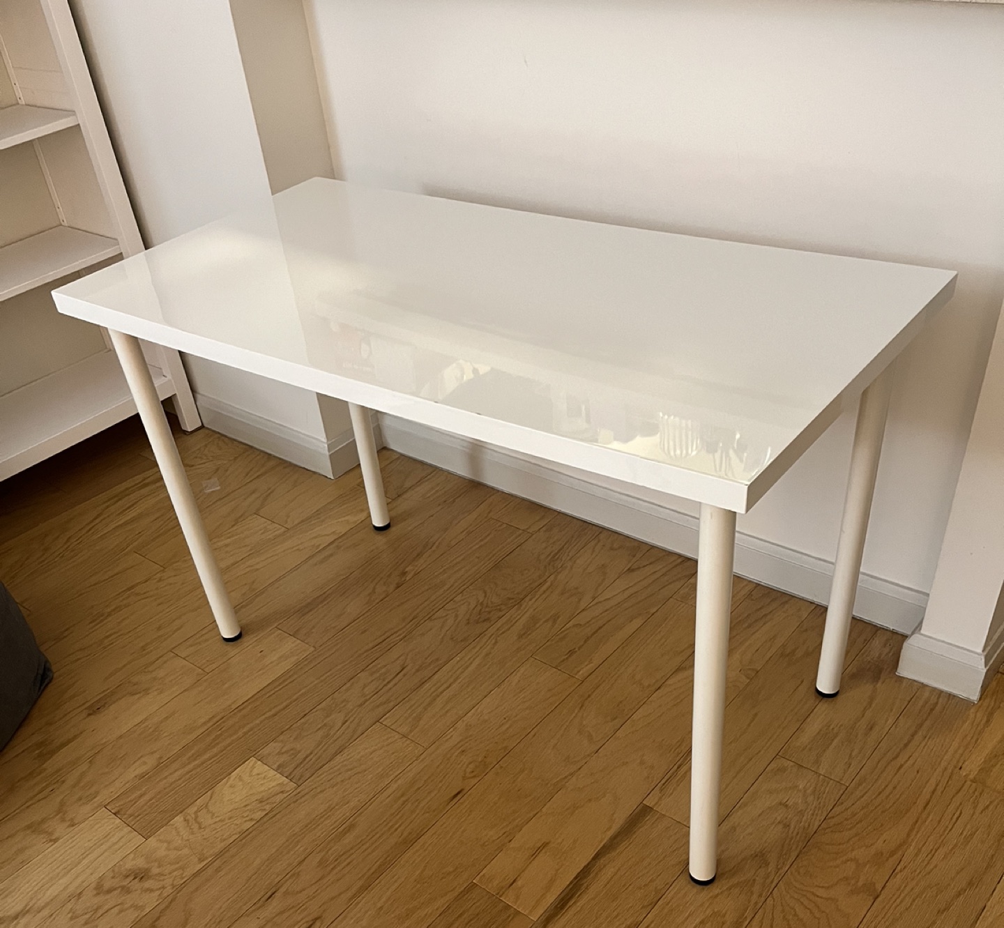 IKEA LINNMON table in white