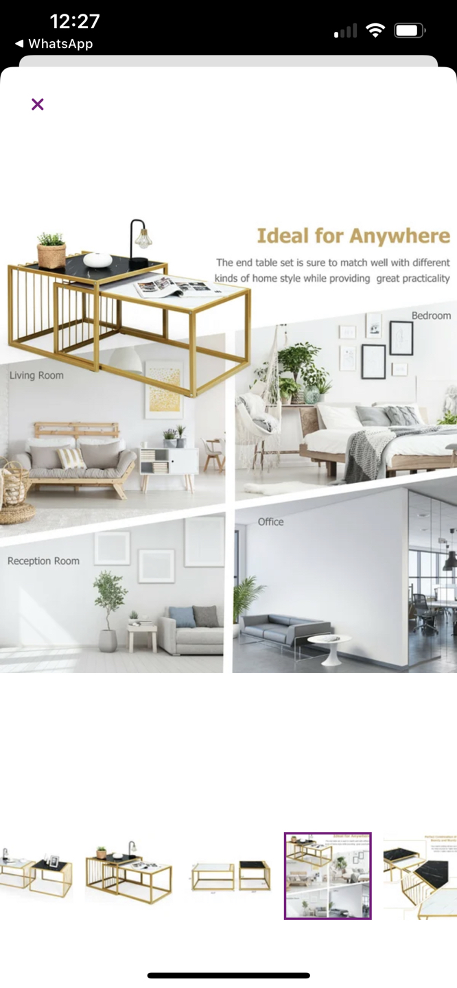 Wayfair Nesting Coffee Table - photo 4