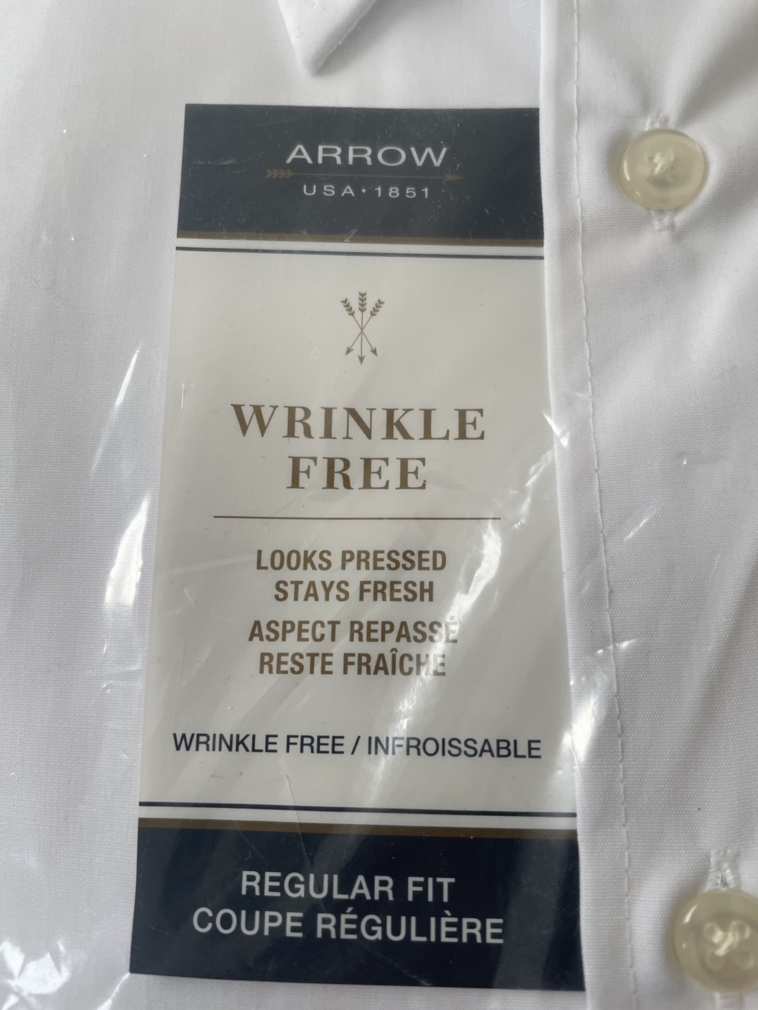 Brand new Men’s white dress shirt image indicator(3)