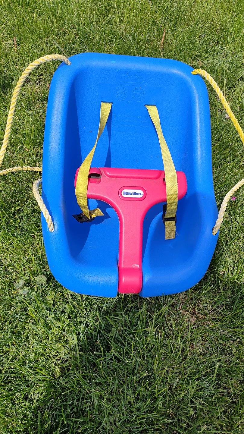 LITTEL TIKES 2-IN-1 SNUG 'N SECURE  SWING BLUE, - photo 2