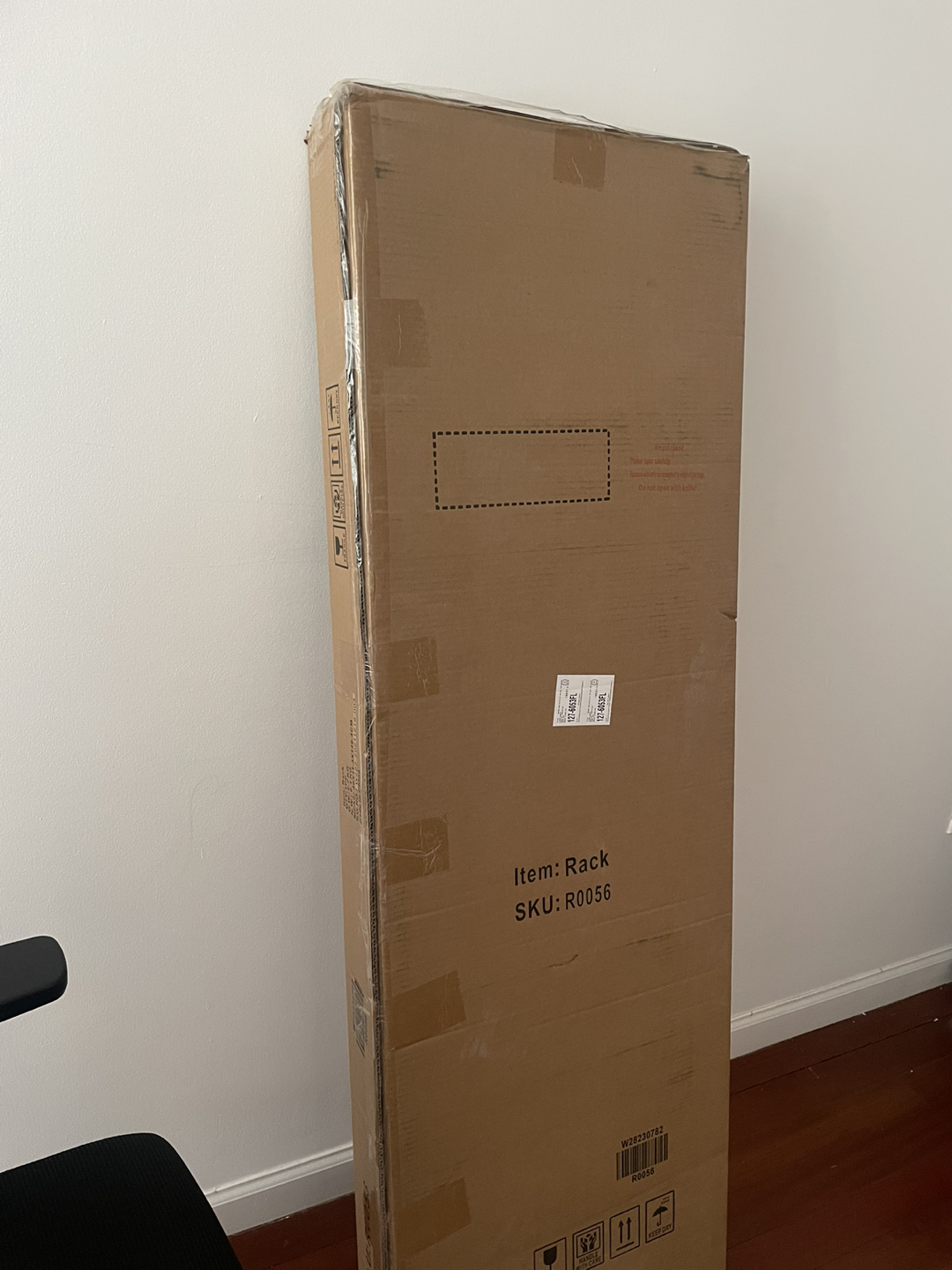 Unopened Bookshelf - wood/white