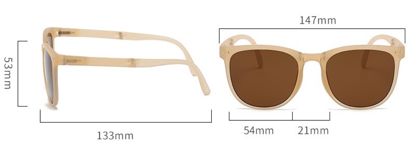 Foldable sunglasses with case - photo 5