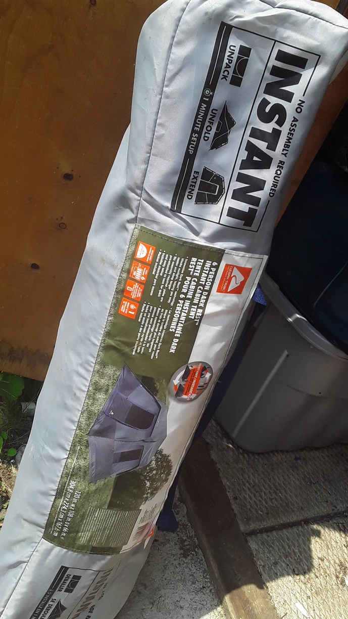 ozark trail 6 person cabin tent. thumbnail