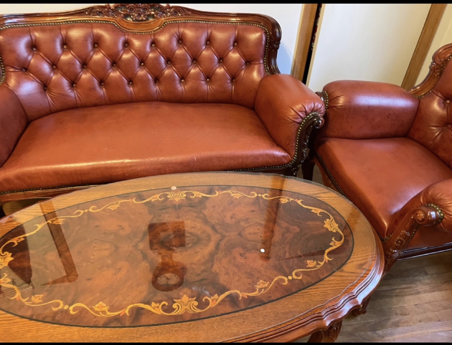 Excellent condition Sofa with coffee table for sale.