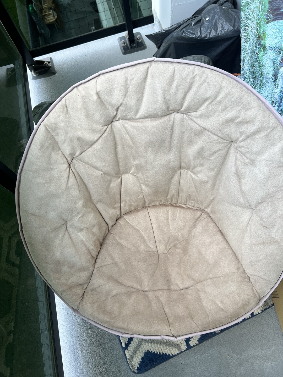 Saucer chair with metal frame 🌱 image indicator(3)