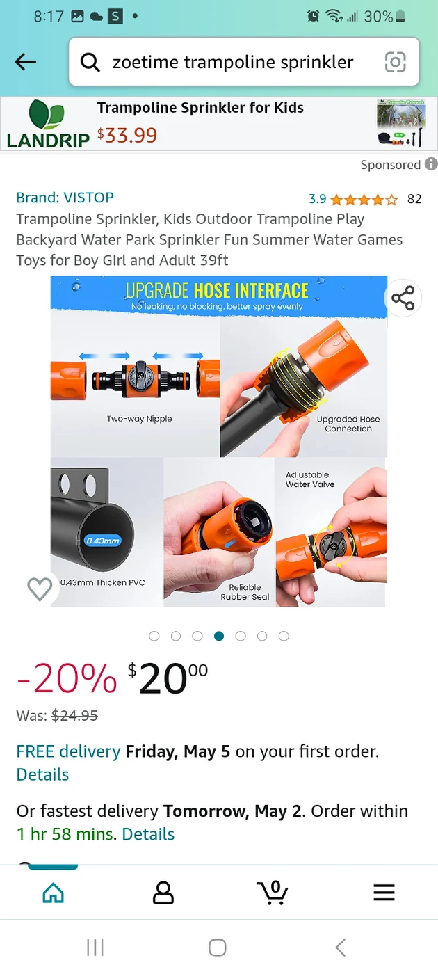 brand New trampoline sprinkler image indicator(3)