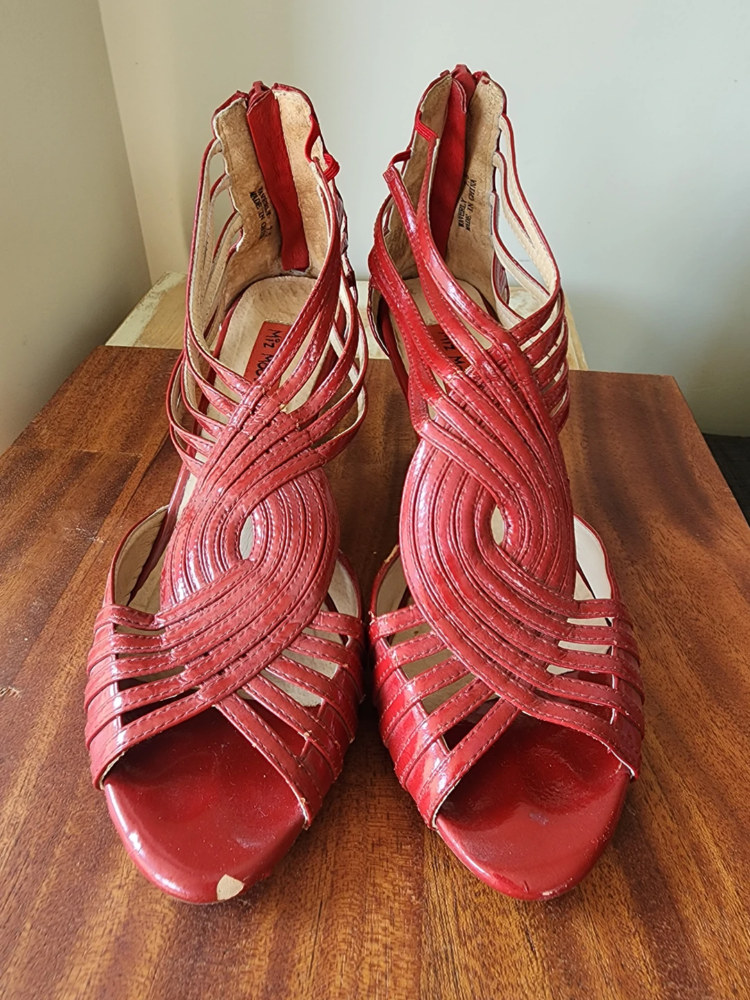 Miz Mooz Red strappy sandal thumbnail