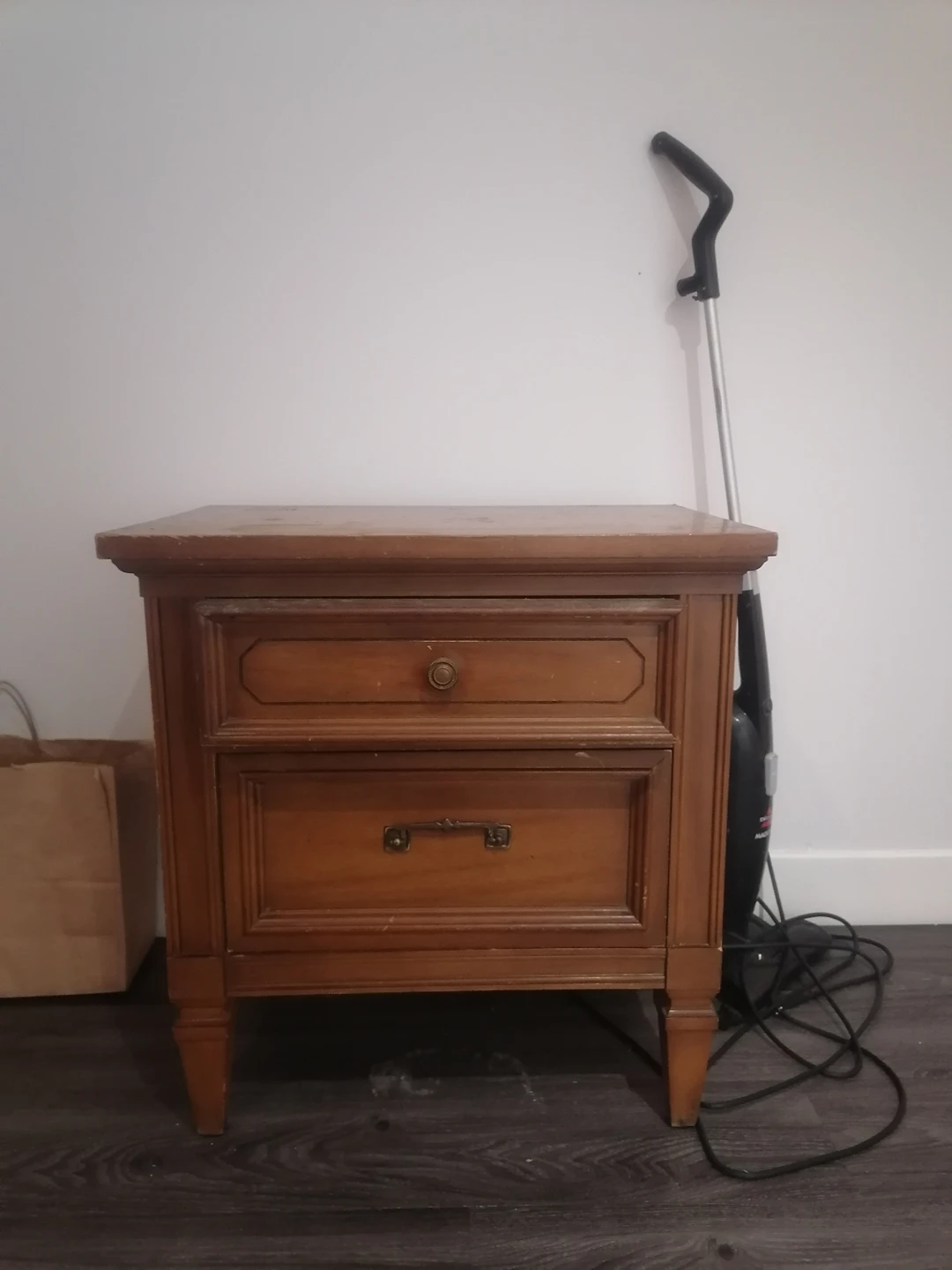Wooden side table PLUS FREE thumbnail