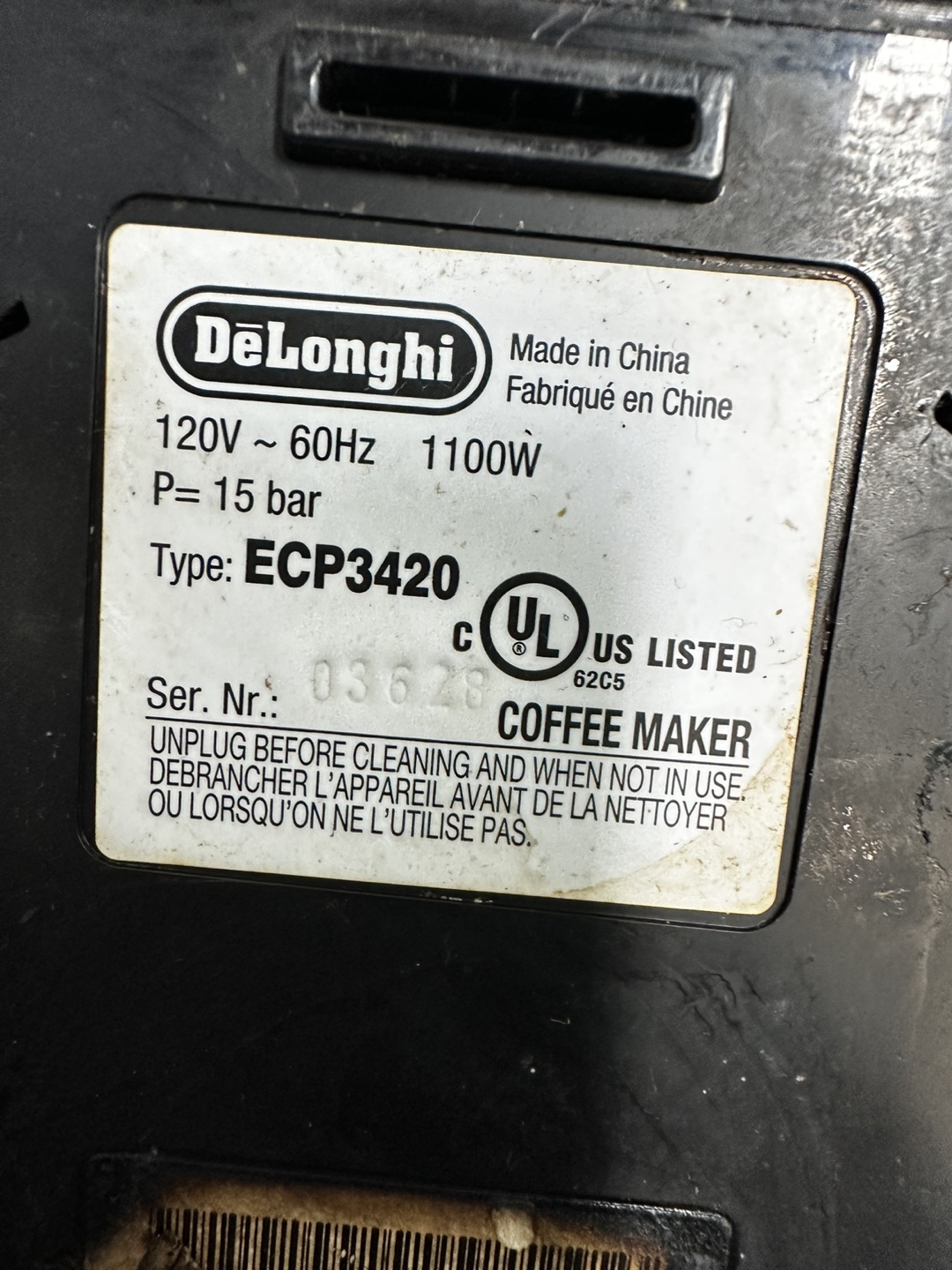 📢 FOR SALE: DeLonghi ECP3420 Espresso Machine 🏷️ - photo 2