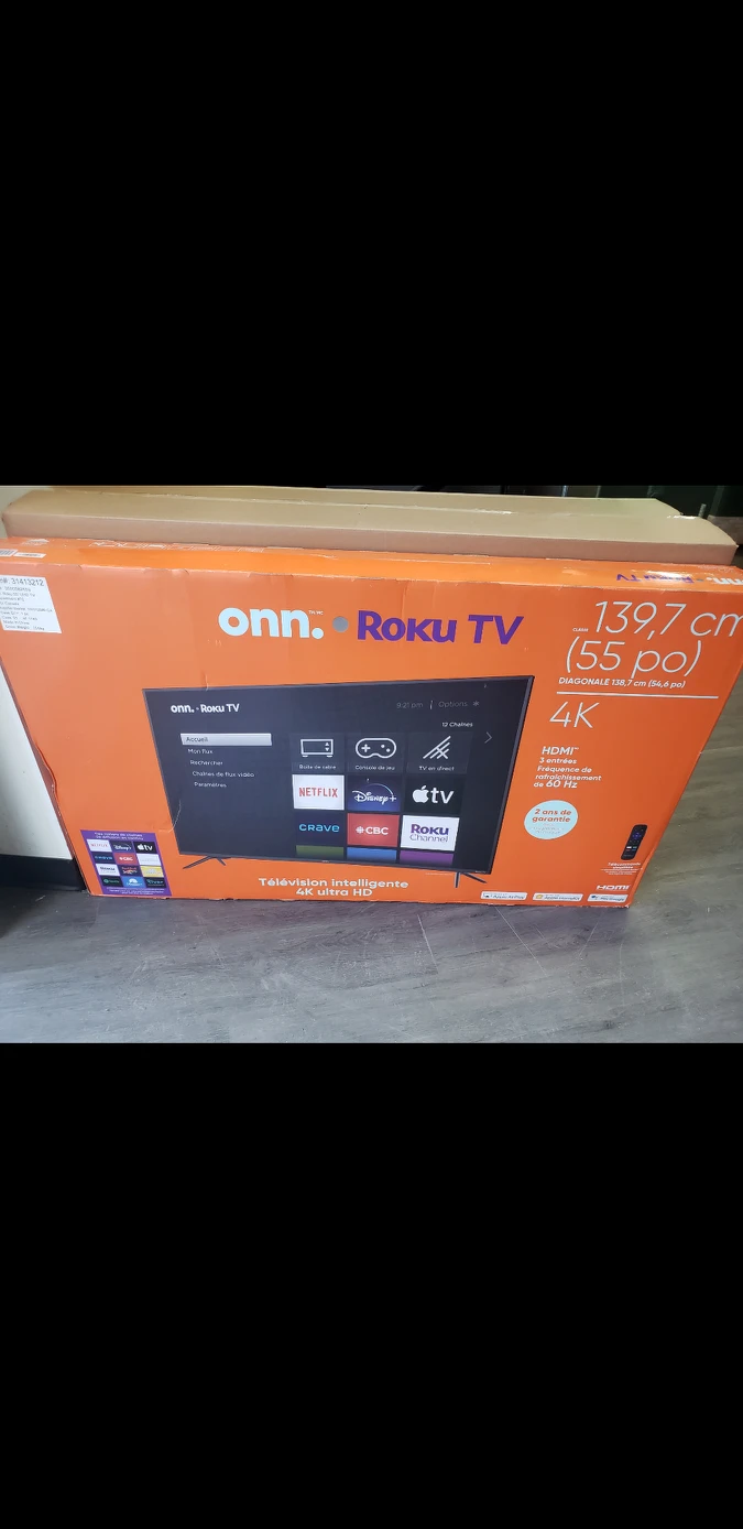 VICTORIA DAY SALE!
55" Onn 4K ROKU SMART TV FOR $339.99 FEW LEFT