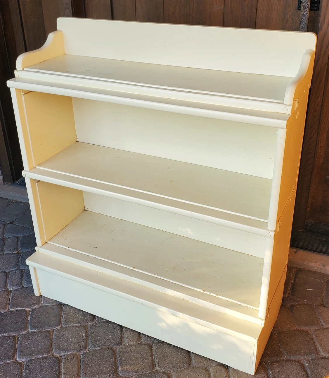 Antique Sideboard, Shelving Unit or Bookcase, Solid Wood - photo 3