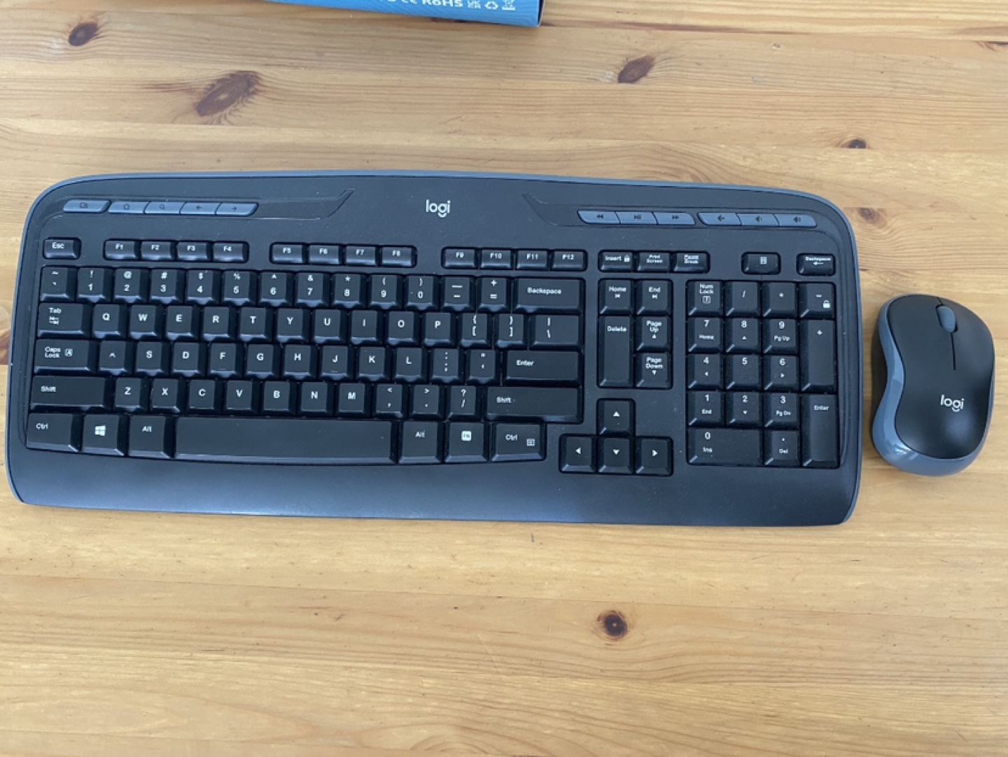 Wireless keyboard and mouse