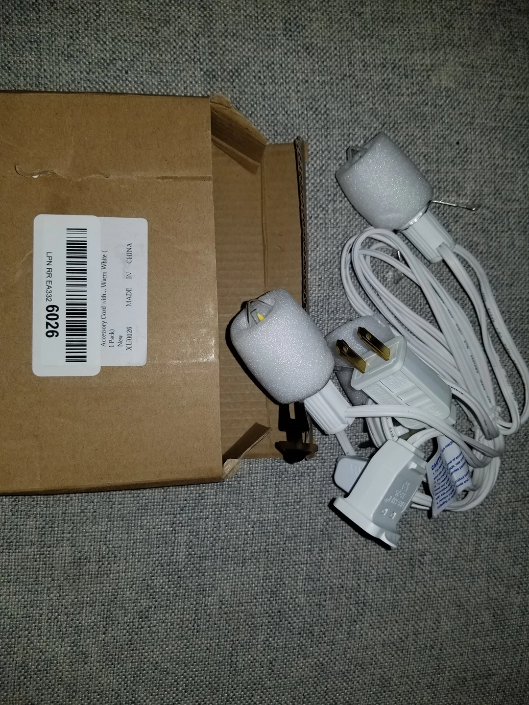 Accessory cord with lights
