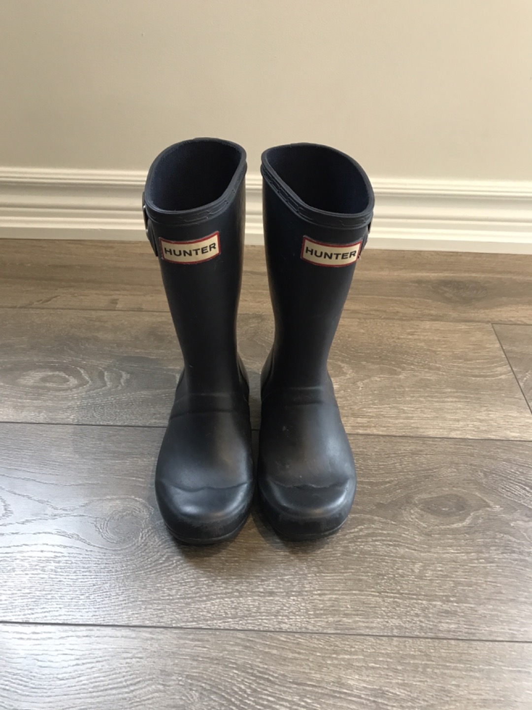 Children hunter boots size 13
