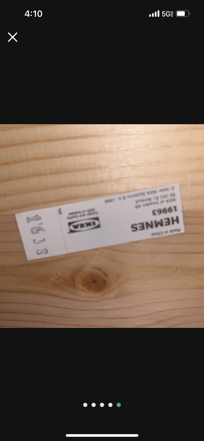 Ikea Hemnes shoe storage bench $15 - photo 2