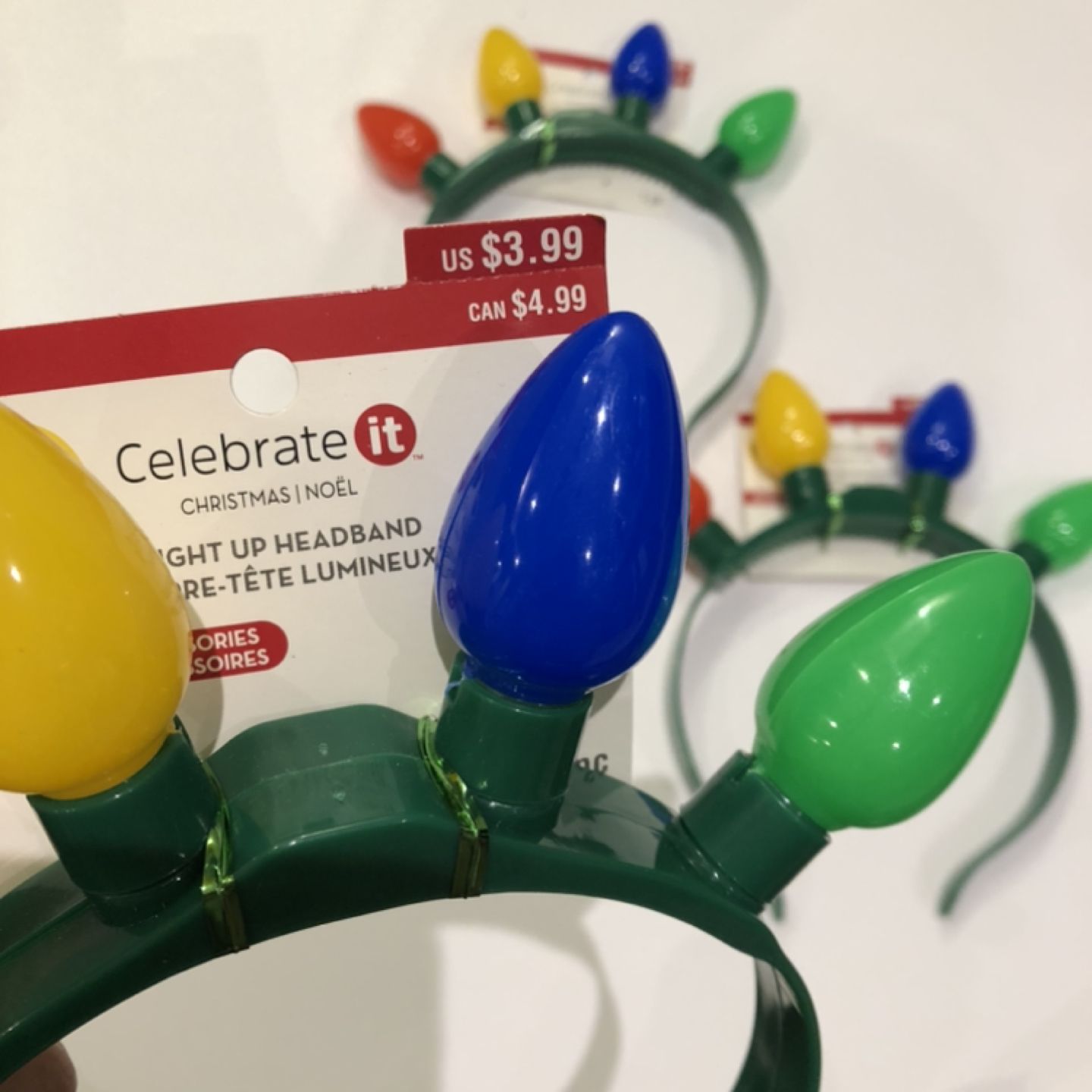 Christmas Light-Up Headbands 3pcs. Set - photo 2