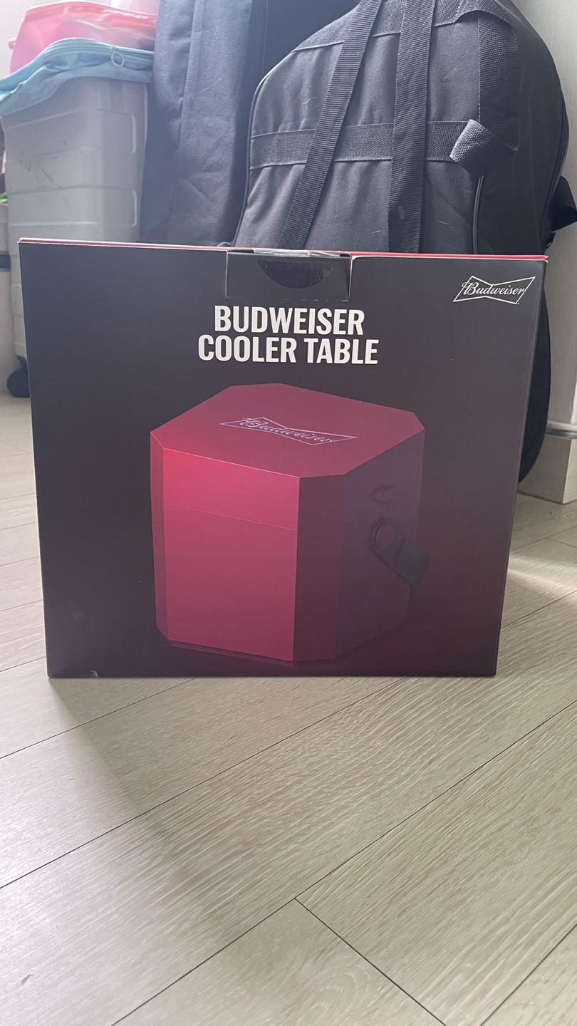 Budweiser cooler table