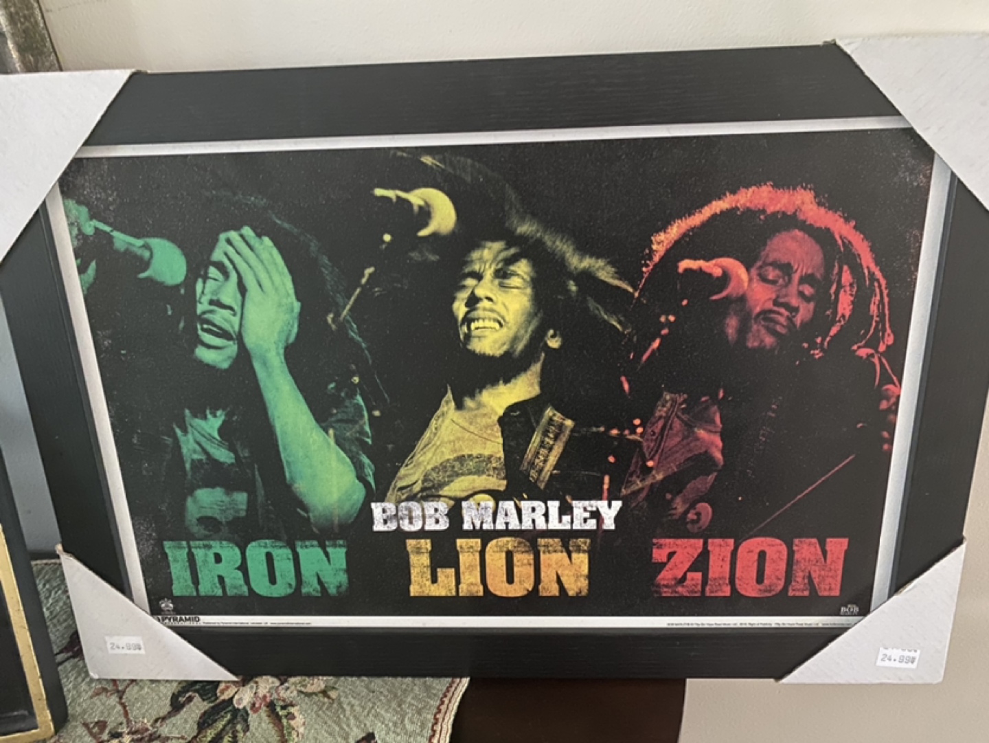 Bob Marley framed artwork thumbnail