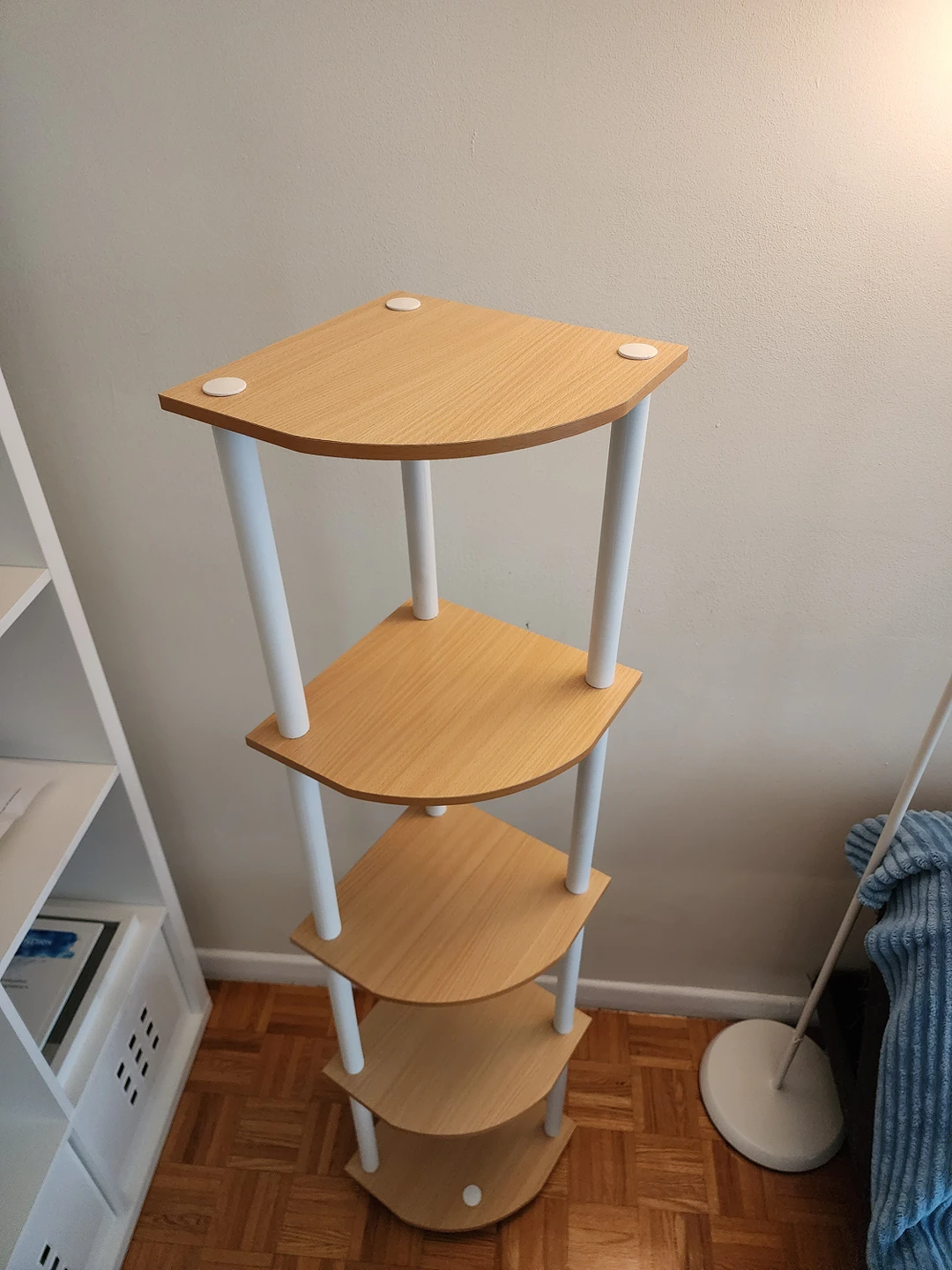 5 Tier Corner Display Rack Multipurpose Shelving Unit - photo 5