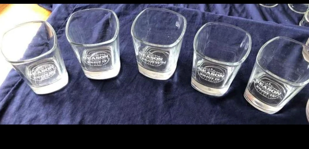 Whiskey  glasses from jack Daniel